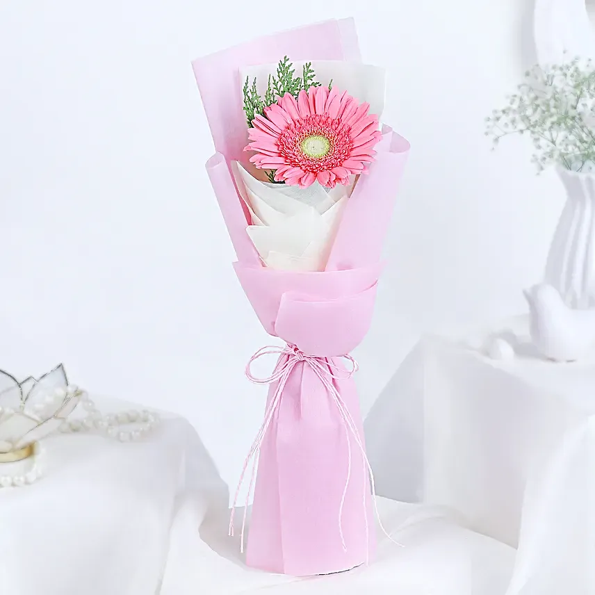 One Gerbera Bouquet